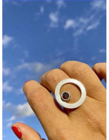 ANILLO TWO in COLOURS GRANATE