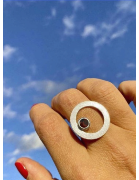 ANILLO TWO in COLOURS GRANATE