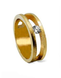 BIG SPACE ORO CON DIAMANTE