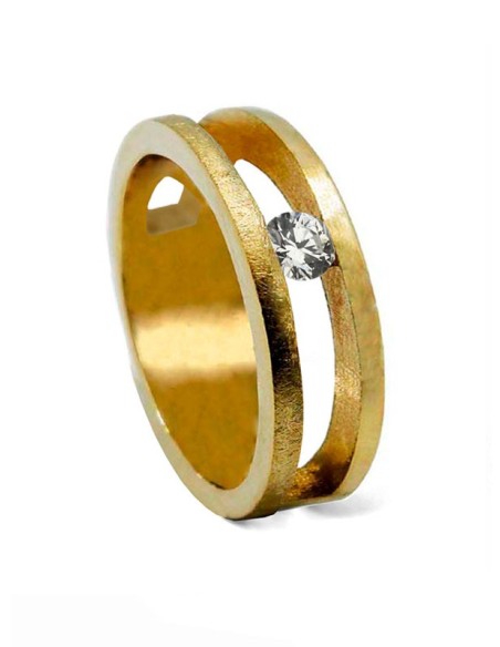 BIG SPACE ORO CON DIAMANTE