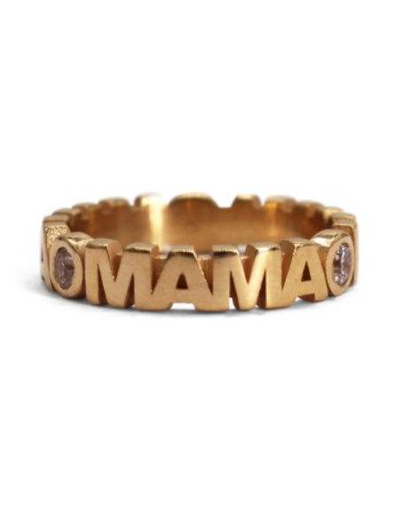 VIDA RING IN YELLOW GOLD WITH 2 DIAMONDS