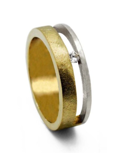 SPACE YELLOW GOLD + WHITE GOLD