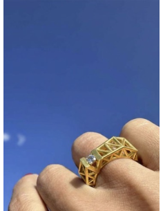 ANILLO LLUM ORO BLANCO 2