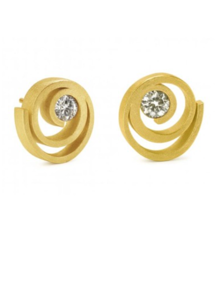 PENDIENTES TWELVE ORO AMARILLO