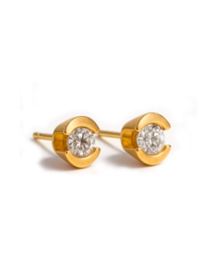 PENDIENTES FOUR ORO AMARILLO