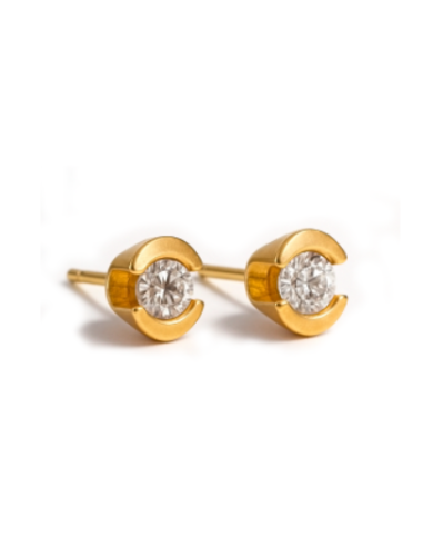 EARRINGS FOUR YELLOW GOLD