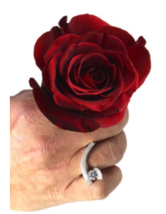 ANILLO ELEVEN TOPACIO BLANCO 2