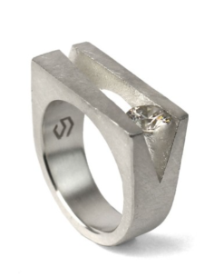 ANILLO SEVEN TOPACIO BLANCO