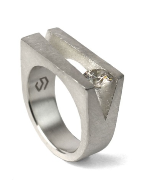 ANILLO SEVEN TOPACIO BLANCO