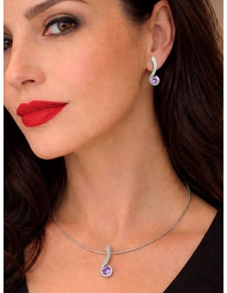 COLLAR SANT JORDI AMETISTA