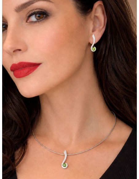 PENDIENTES SANT JORDI  PERIDOTO