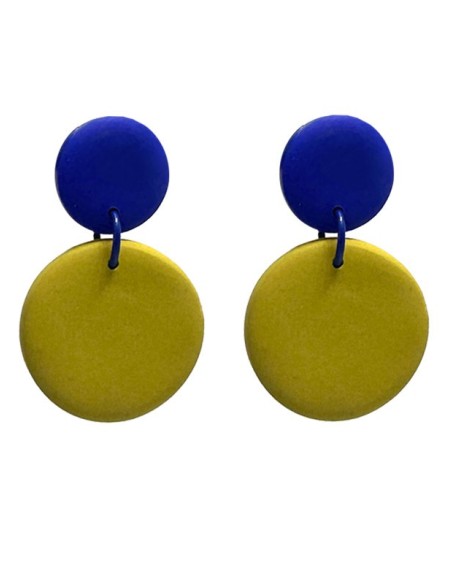PENDIENTES VIVA AZUL VERDE