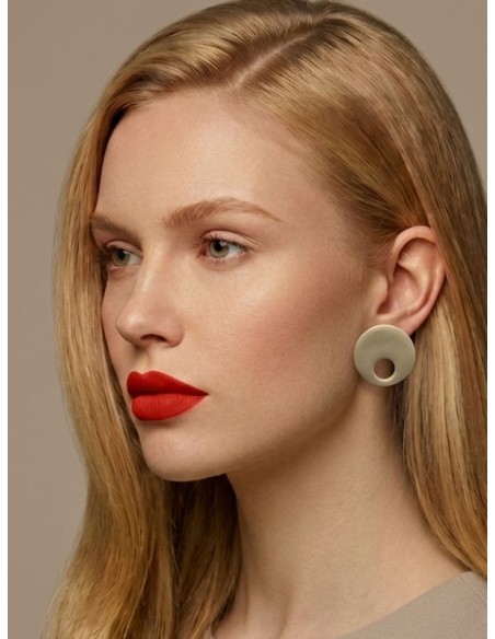 PENDIENTES VIVA ONE BEIGE